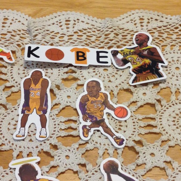 Basketball sport stickers for laptop, cell phone, hydration bottles, skateboards - Picture 4 of 5